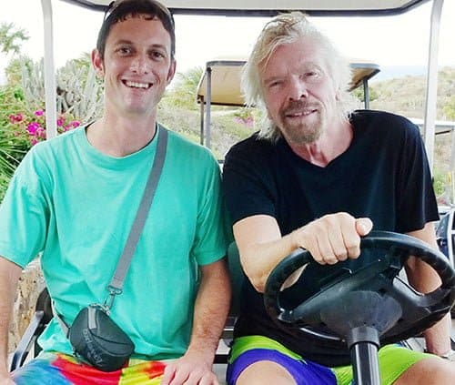 Andre Quin & Richard Branson