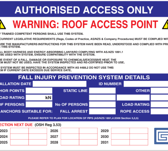 Access Point Signage 300x225mm